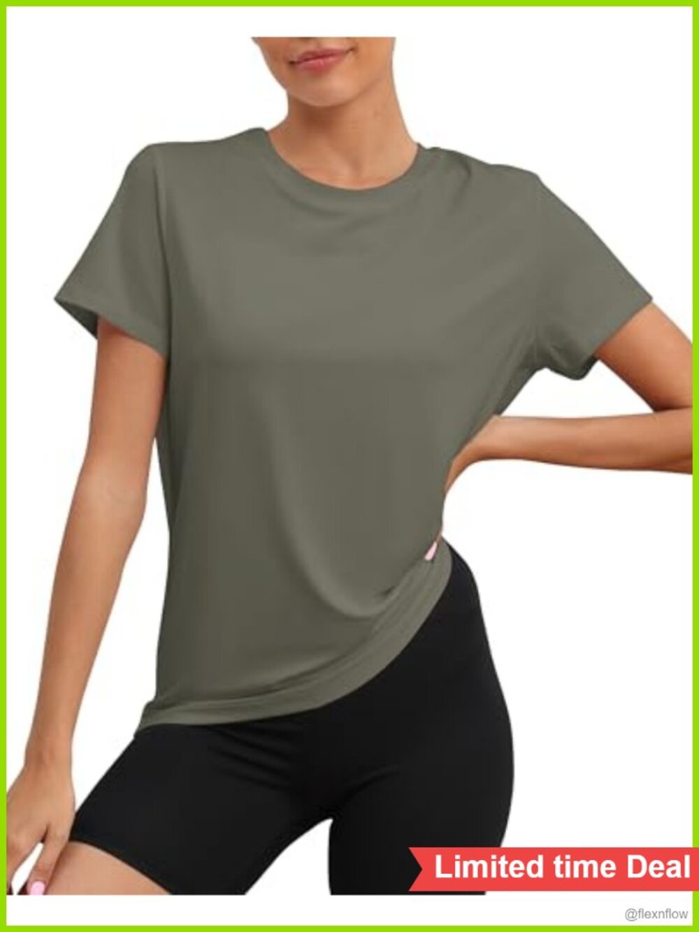 Women's UPF 50+ Loose Fit Athletic T-Shirt Short Sleeve Running Yoga Top